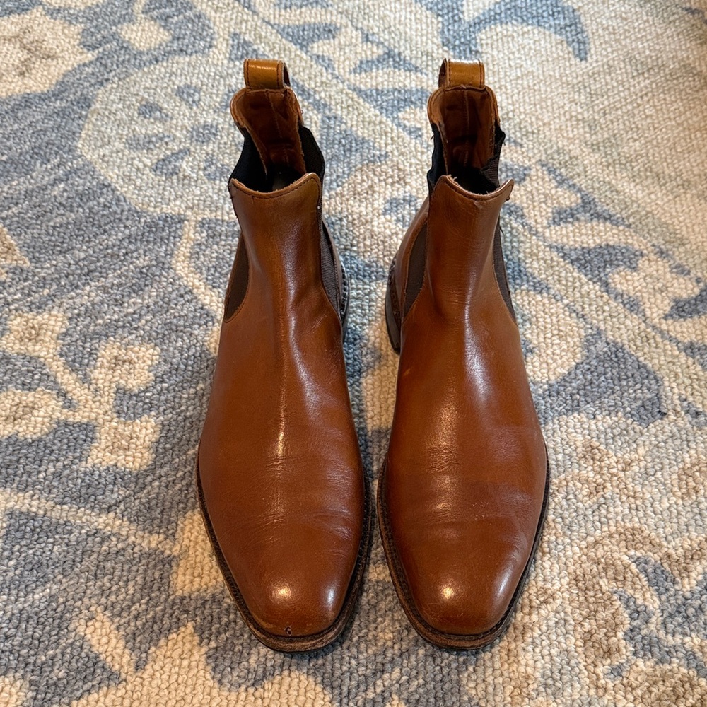 Allen Edmonds Liverpool Chelsea Boots Walnut